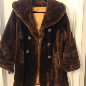 Faux Fur Oversized Jacket,  unknown Brand/size